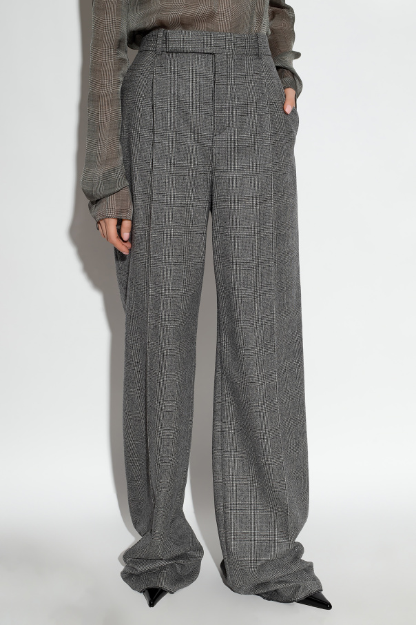 Grey Trousers with wide legs Saint Laurent